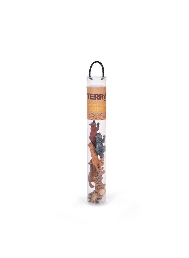 Terra 8 قطع من حيوانات الغابة 4-9 سم - Image 4